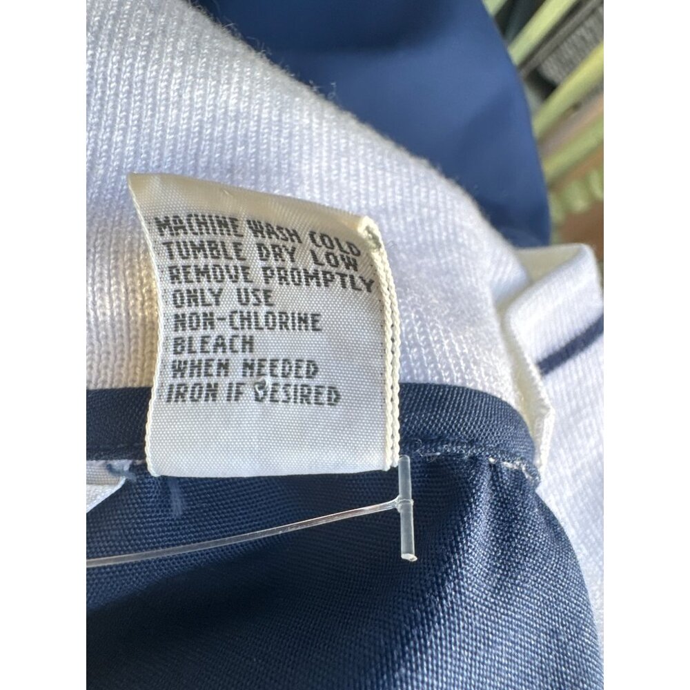 Christian Dior Monsieur Vintage Short Sleeve Blue & White Track Shirt Size M - Picture 13 of 13